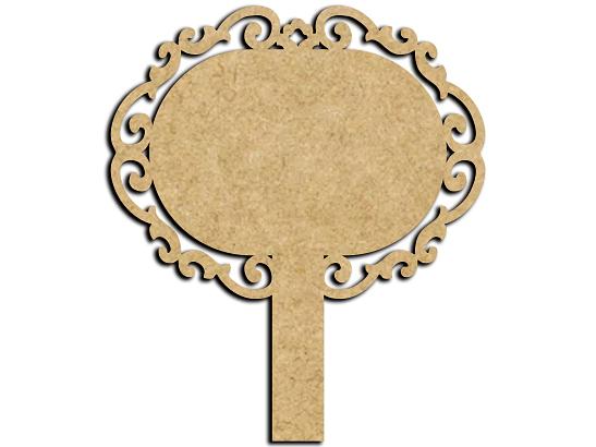 Placa Arabesco 1 Com Cabo