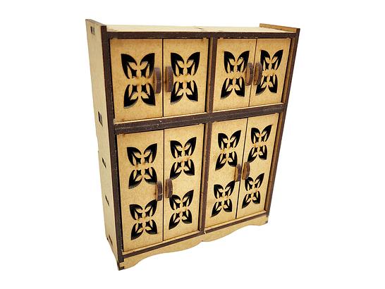 Mini Guarda Roupa 8 Portas