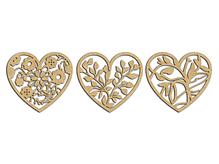 Coração Com Desenhos Vazados