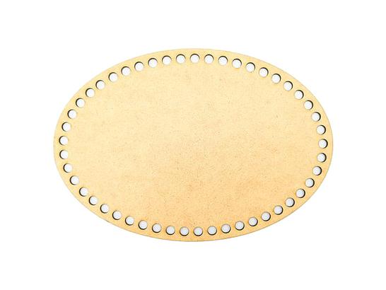 Base Crochê Oval 25cm
