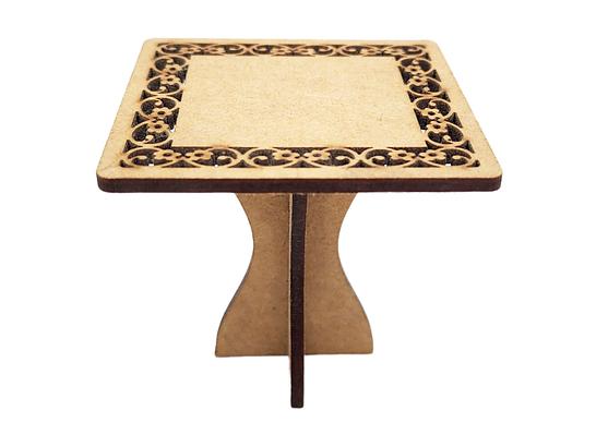 Mini Mesa Quadrada Flores