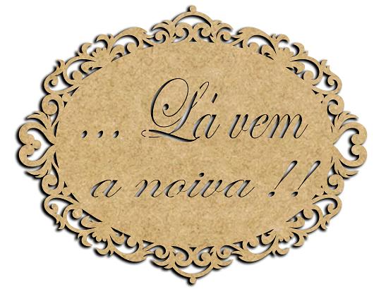 Placa Arabesco Corção Noiva