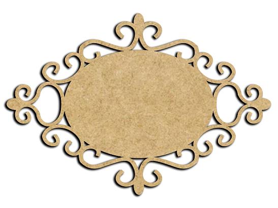 Placa Arabesco Pequena