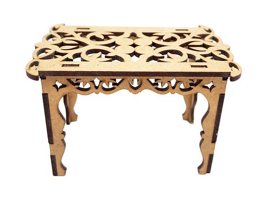Mini Mesa Retangular Arabesco
