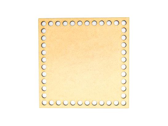 Base Crochê Quadrado 15cm