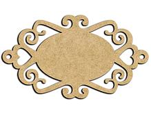 Placa Arabesco Pequena Modelo 2