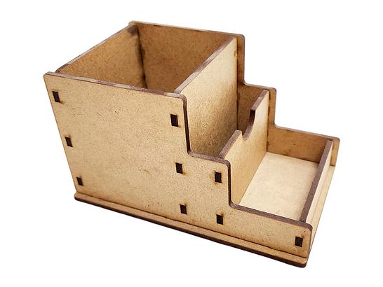 Porta Canetas Cartão Clipes