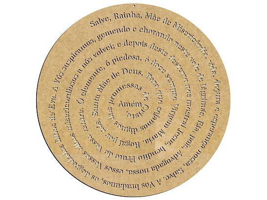 Mandala Salve Rainha 40cm