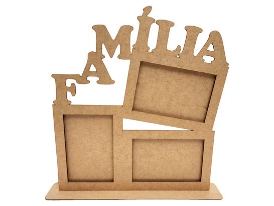 Porta Retrato Família Na Base