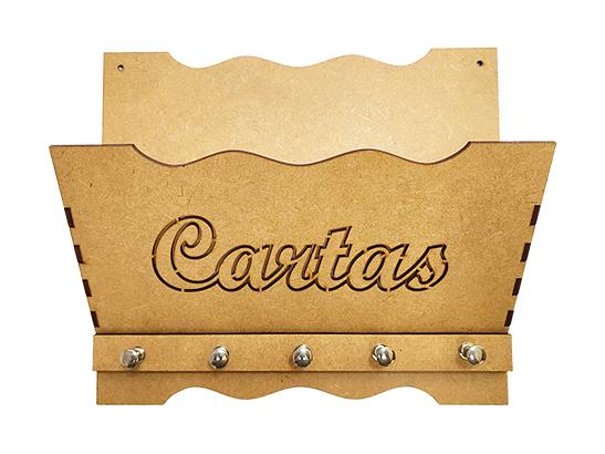 Porta Chaves Cartas Vazado