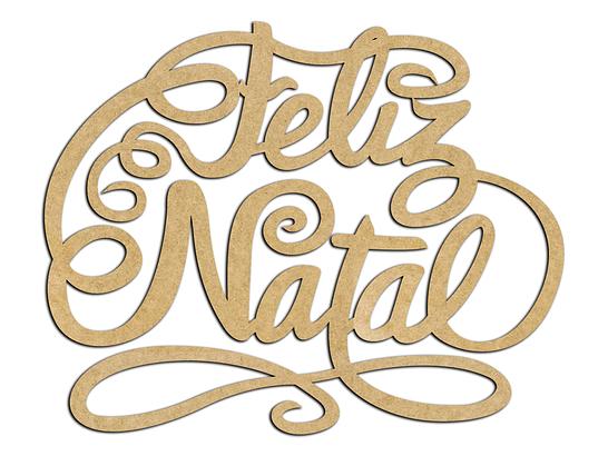 Palavra Feliz Natal Tamanho 2